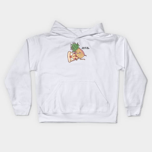 Demetri's Pineapple Pizza shirt Kids Hoodie by GeekGiftGallery